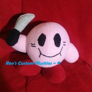 Handmade Anime Manga Videogame Character  Kirby  Meme Plushie Plush !